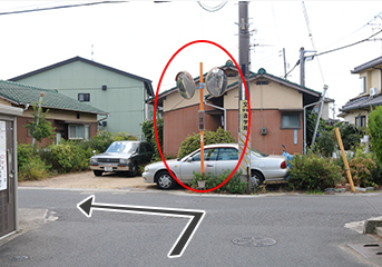 岡山市東区の美容室cuthousesoraルート案内3